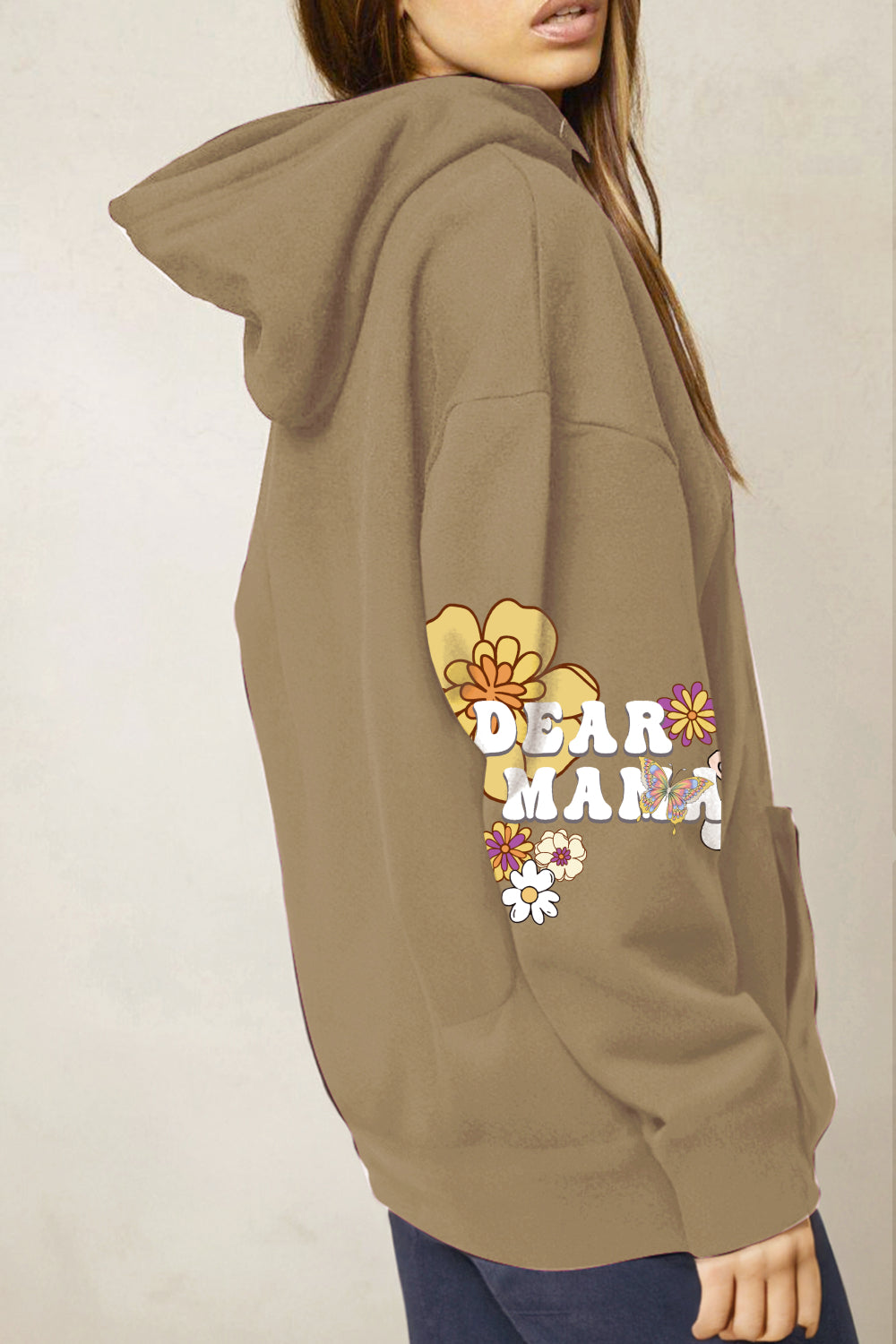 Pre-Order* DEAR MAMA Flower Graphic Hoodie