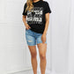 My Mama Graphic Tee in Black