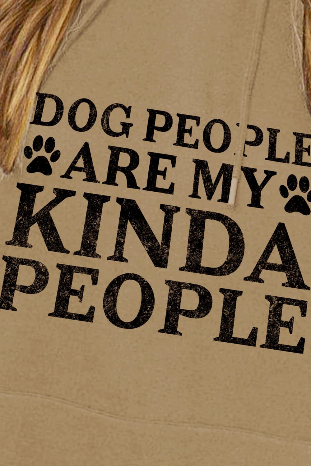Pre-Order* Dog Paw Slogan Graphic Hoodie