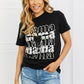 My Mama Graphic Tee in Black
