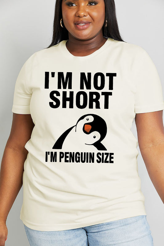 Pre-Order* I'm Not Short Cotton Tee